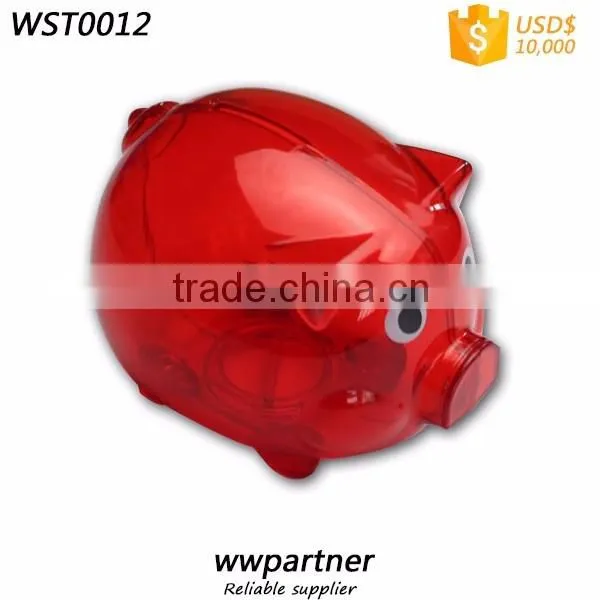 transparency Clear Money Box villa Shaped