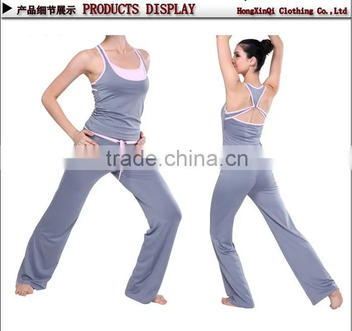88% Polyester 12% Lycra Ladies Yoga Wear Gym Suit