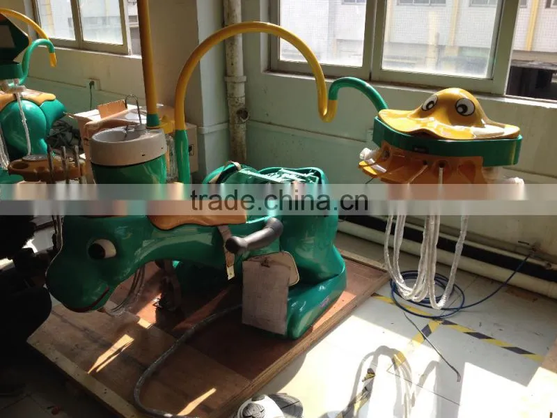 Lovely cartoon children dental chair, dental unit.