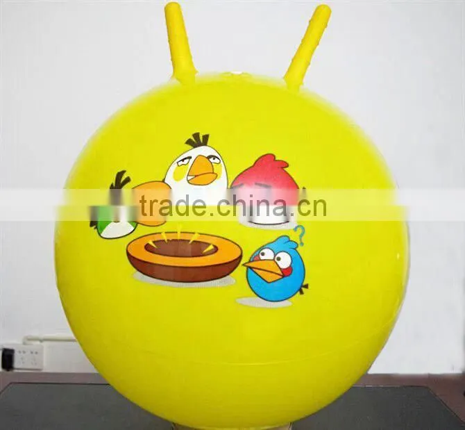 Handle Jumping PVC Toy Ball