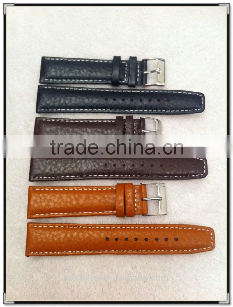 CE&RoHS Standard and Factory Supply Directly 2015 leather watch strap with buckle
