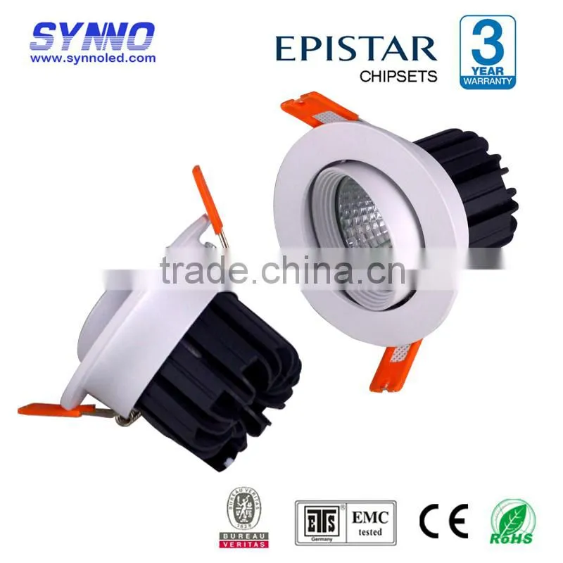 Hot sales 20W COB epistar round recessed IP44 LED downlight