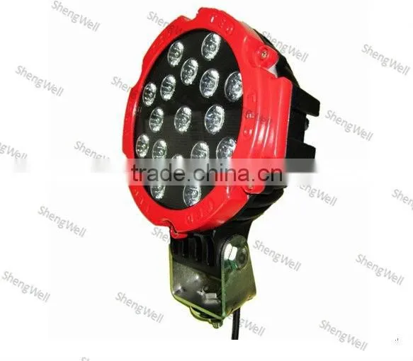 51W 10-30v DC IP67 epistar led work light ShengWell Autao 12month warranty IP67 led work light offroad led work light