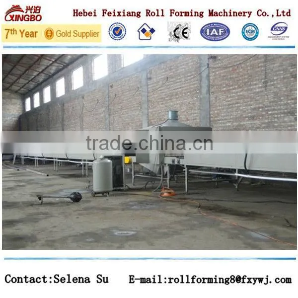 colorful stone coated roofing making production line