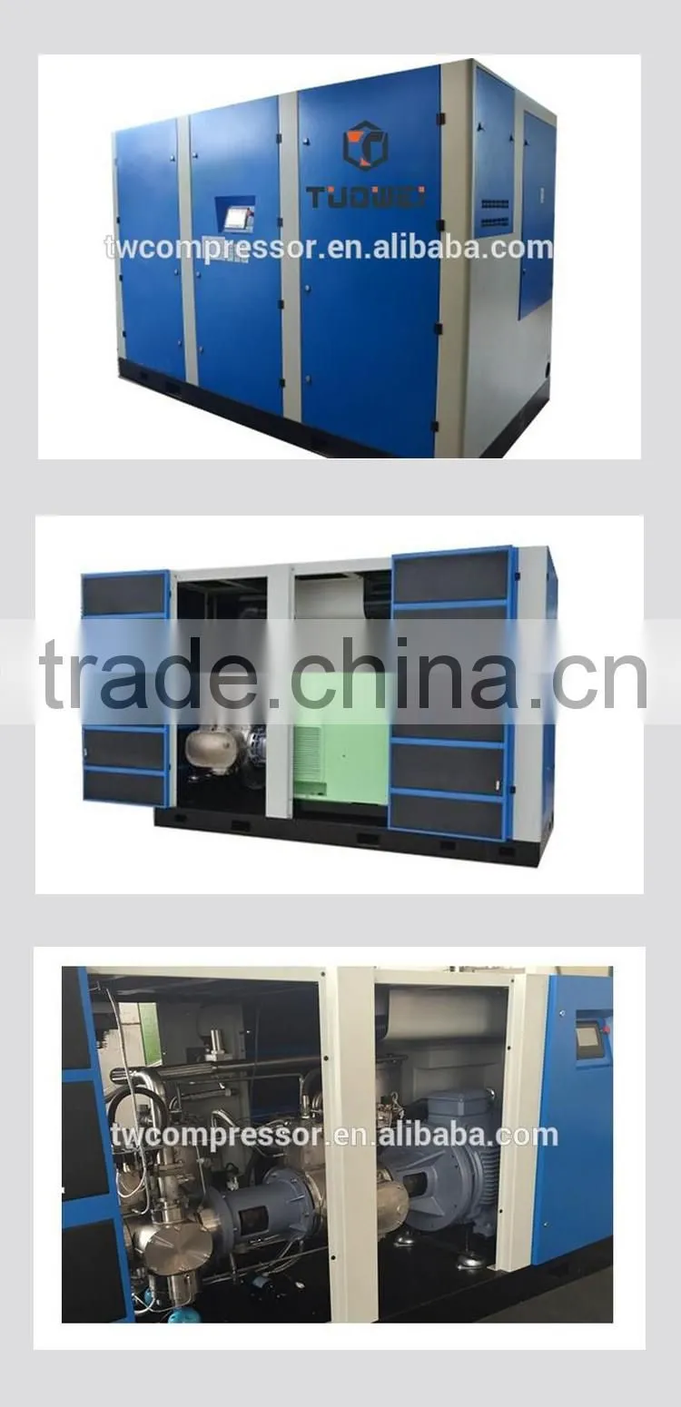 World advanced screw air SGM22 8bar 22KW oil free screw air compressor