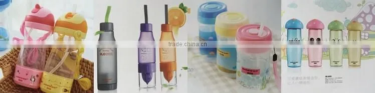 250ML Silicone Cover Sport Water Bottle water bottle joyshaker Outside Seal Juice Bottle infuser water bottle