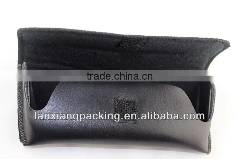 Fashion soft leather sunglass case