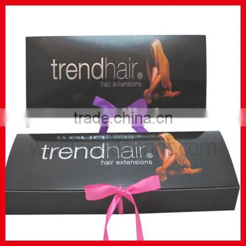 Delicate Custom Virgin Hair Extension Packaging Boxes