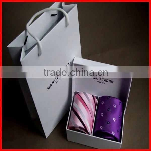 Black Fancy Fashion Silk Luxury Neck Bow Tie Packaging Gift Boxes Wholesale