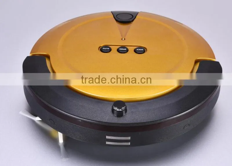 Multifunctional auto vacuum cleaner V-shaped Rolling Brush ,remote controller,recharge station,virtual wall