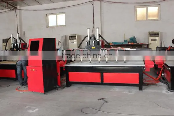multi spindle 3D wood carving machine