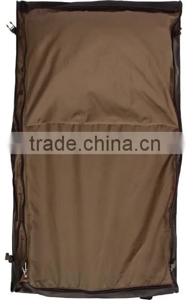 Black Leather Garment Bag,Suit Covers,Travel Bag