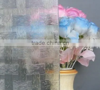 hot selling 4mm clear patterned glass best quality