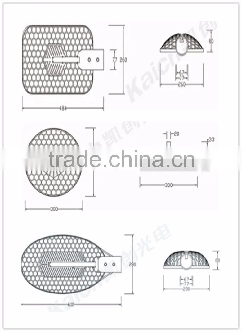 street light housing honeycomb like housing , factory price LED street light housing