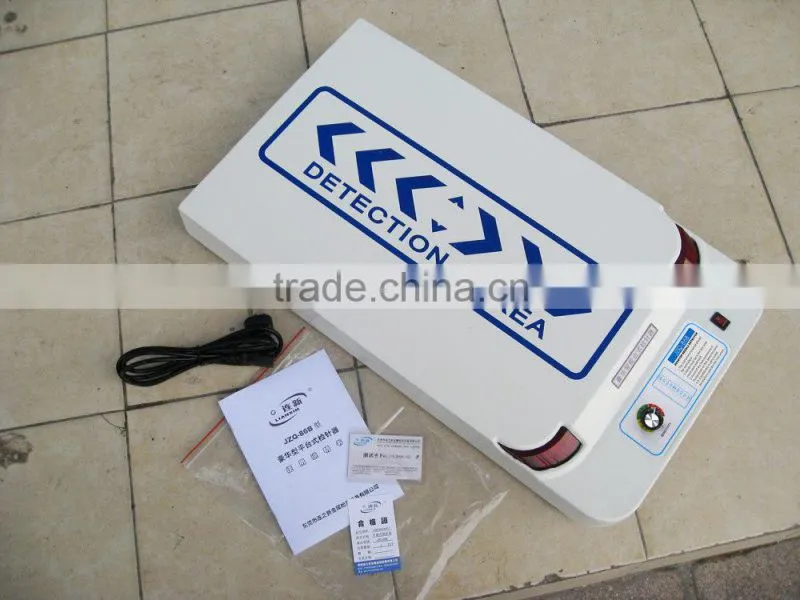 Table top needle Industrial Metal Detector to detect magnetic metal objects in clothes
