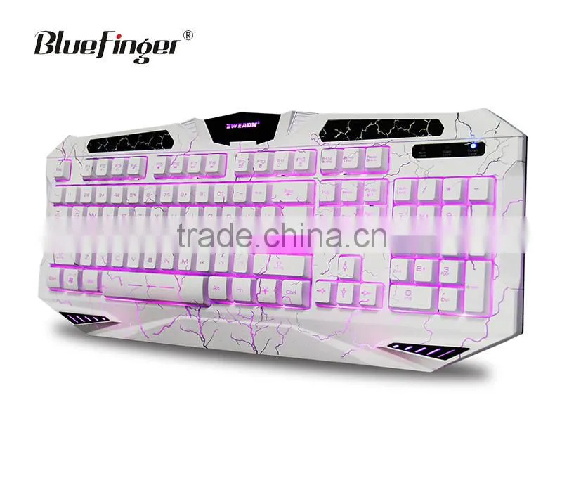 Shenzhen USB wired backlit white keyboard manufacturer