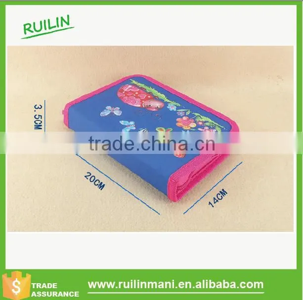Free Sample ! customized size cute printed plastic pencil case for teenagers