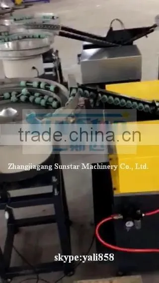 Devolopment automatic top roller installing machine of compact spinning machinery spares automatic spinning roller installer