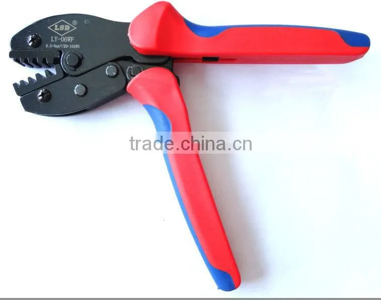 High quality Crimping Tool for crimping insulated cord end terminal 0.5-6mm2,cable ferrules crimper LY-06WF