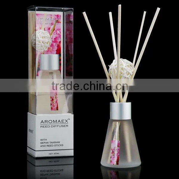 2014 hot sale aroma reed diffuser/reed diffuser glass bottle/reed diffuser bottles