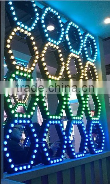 DC12v Program 26mm 3pcs 5050 Led Chip Carnival Cabochon Light