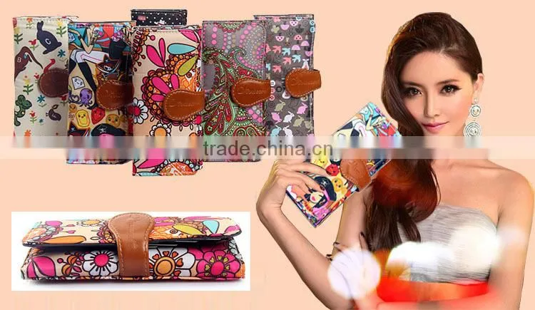 China Alibaba waterproof custom nylon korean wallet women