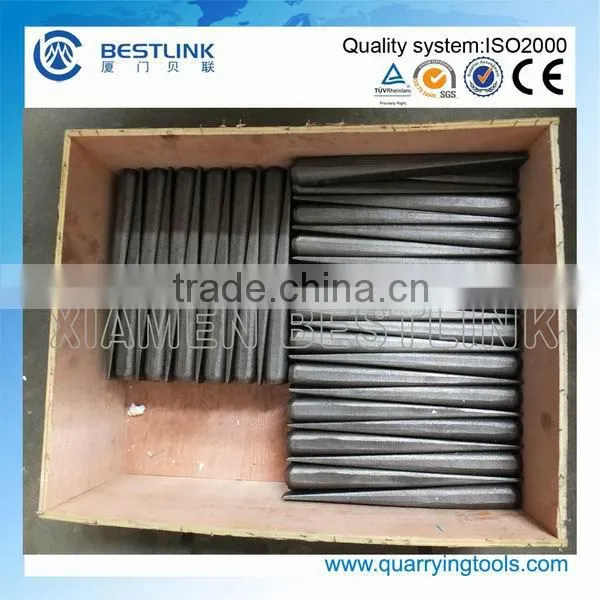Stone splitter shims and wedges