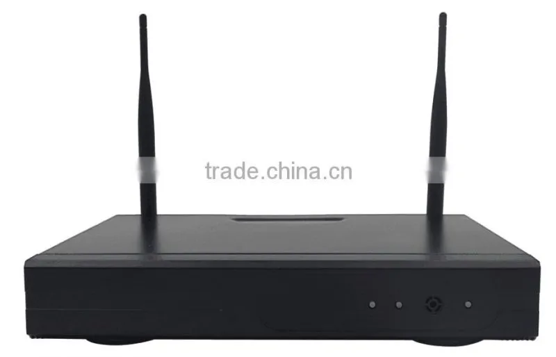 Plug n play IR Dome wifi ip camera 4 channel Wireless nvr kit