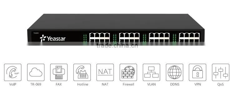 Analog FXS VOIP Gateway with 32 FXS Ports