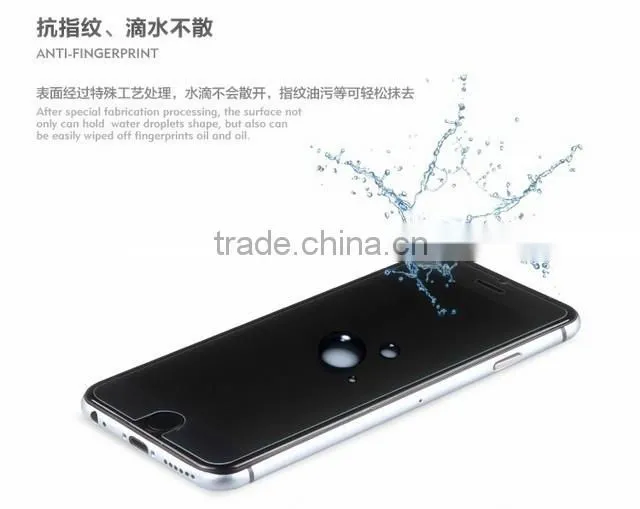 Rounded edge 0.33mm factory wholesales 9H glass screen protector for iphone 6s