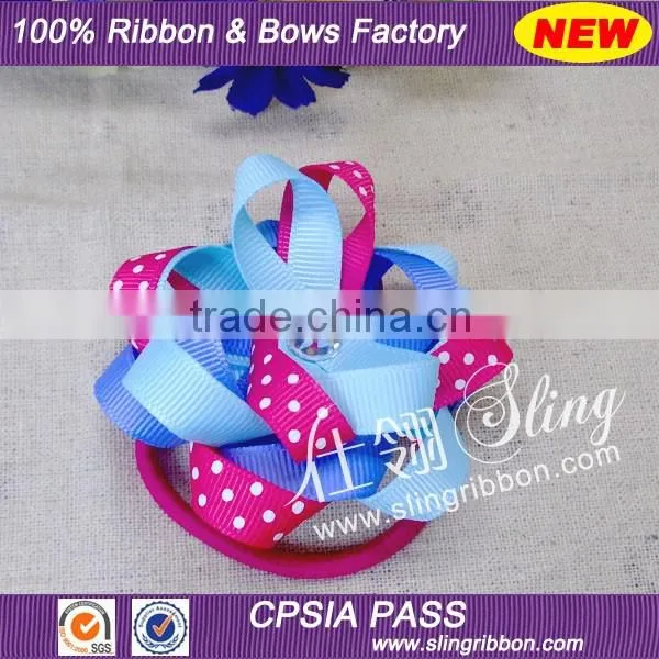 Factory High Quality Beautiful Fashion Ribbon Bows for Hair Decoration