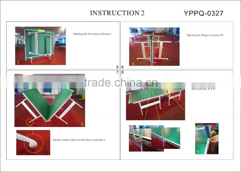 12mm modern wood table tennis table beautiful appearance