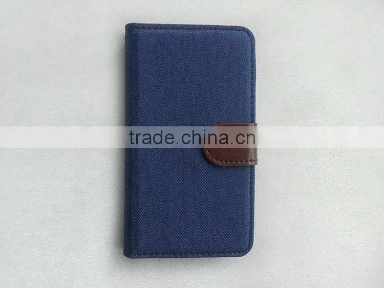 Canvas Flip Leather Phone Universal Case Cover