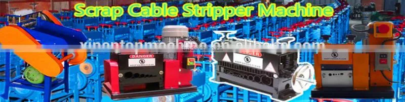 2016 hot sale small industrial scrap cable wire stripper stripping machine