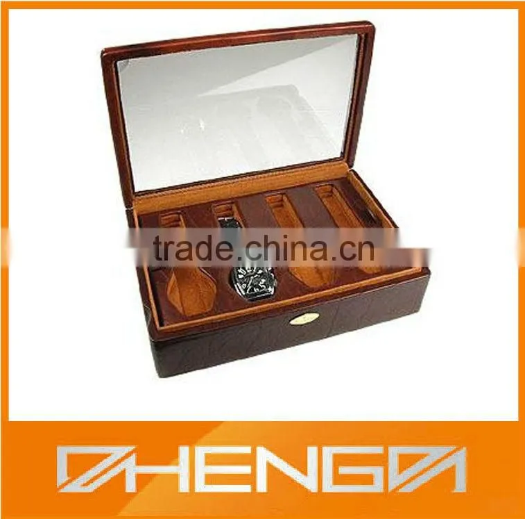 Good Quality Rectangular Leather Watch Box Packaging in China