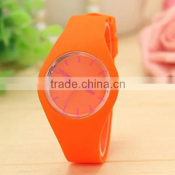 Custom Design Fashion Fruit Color Silicone Watch