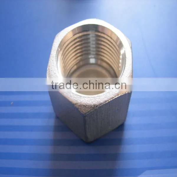 stainless steel threaded cap