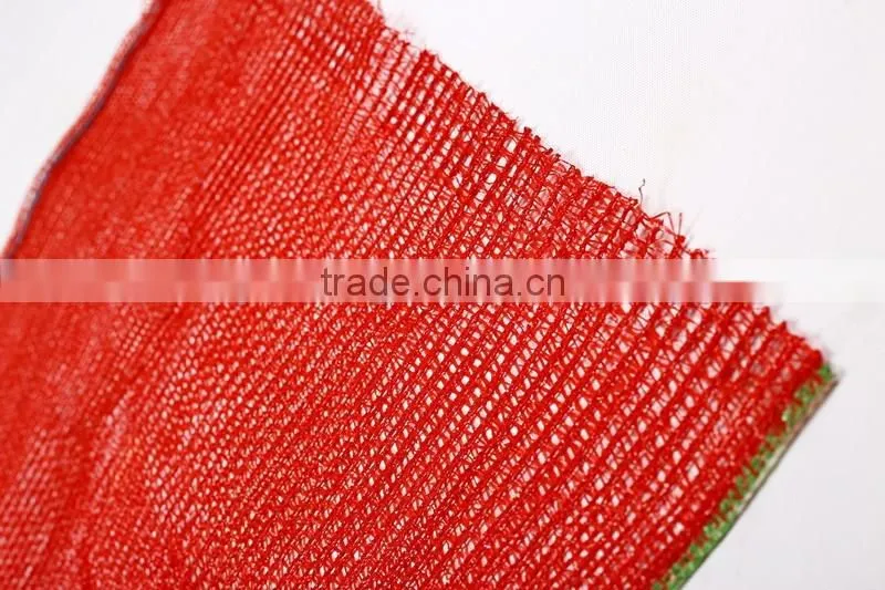 Red Raschel mesh bag for packing potato and onion from manufacturer