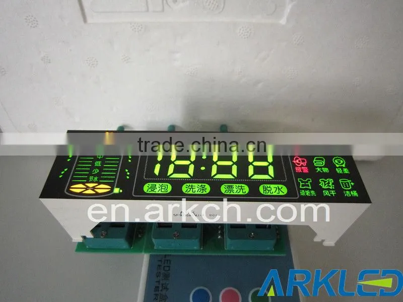 customized led display,led digital display pure green color,7 segment led display