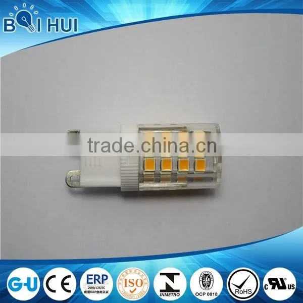 LED 2.5w g9 car lamp/plastic led light g9 /smd2835 light led light g9 12v
