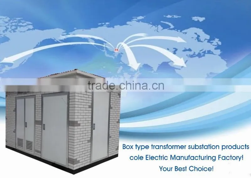 10KV china outdoor power transformer Box-type substation