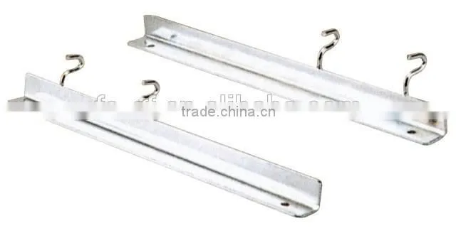 Home Use Creative Style Chrome hook Slatwall Shelf Bracket for Wooden Board G2