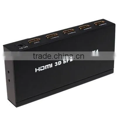 HDMI Splitter 1x 4,Support 3D, stable function