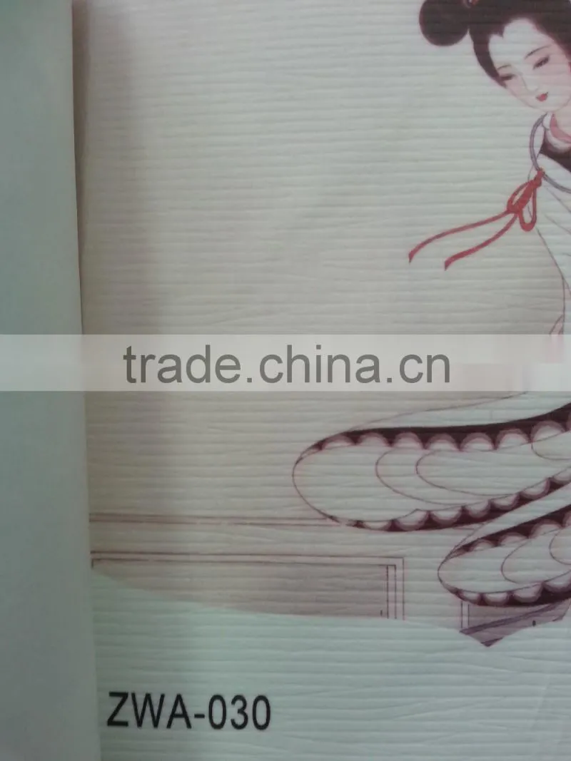 mirror wall paper/wall paper rolls/wall paper price