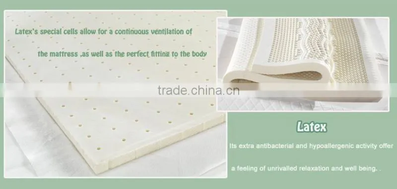 Pure Nature Latex mattress king four poster bed