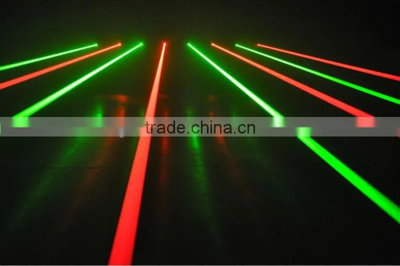 Professional laser curtain 8-head mobile DJ lighting show system projector equipment