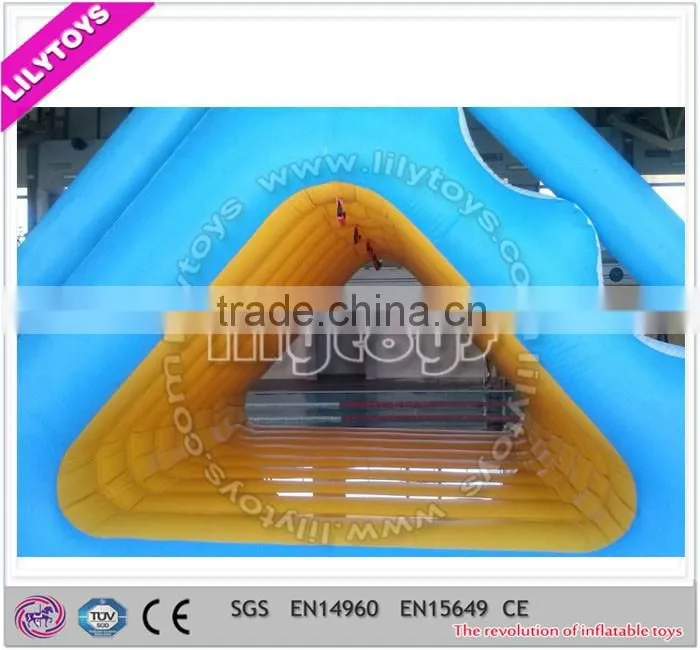 ECO-friendly inflatable water pool slide type toy, indoor pool equipment, inflatable unique water slide