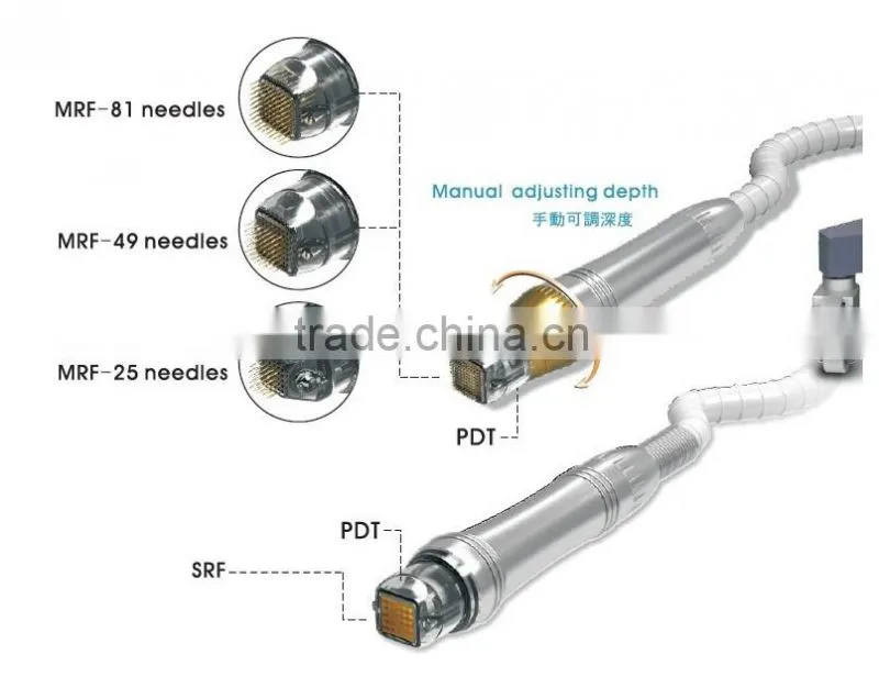 2016 best professional rf fractional electric stretch mark micro needle