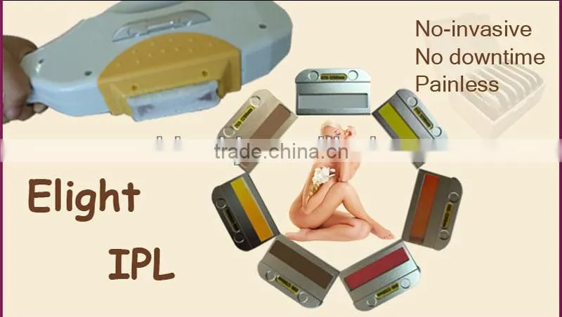 Salon Top best effective 2 in 1 e-light(ipl rf)beauty apparatus with CE/TUV certificates