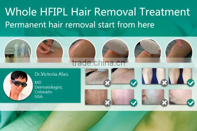 Q Switched Laser Tattoo Removal IPL System Hair Removal